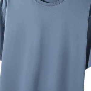 T-shirt classique pour homme en jersey de coton premium, col rond, manches courtes, coupe ample, écologique, respirant, anti-plis, anti-rétrécissement - Product Image 3
