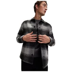Men’s Brushed Cotton <b>Checked</b> <b>Overshirt</b> – Soft Warm Casual Button Down Layering Shirt for Winter Everyday Wear - Product Image 1