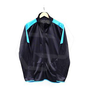 Men's Black Blue Color Block <b>Racer</b> <b>Jacket</b> Full Zip Breathable Sporty Track <b>Jacket</b> Regular Fit Stand Collar Polyester Material - Product Image 1