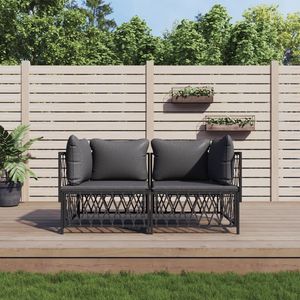 Set Lounge da Giardino Antracite - Product Image 1