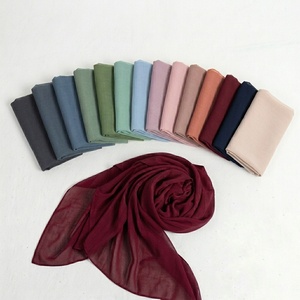 Stylish Womens <b>Chiffon</b> <b>Scarves</b> Soft Lightweight Breathable Customizable Hijab Wrap Muslim Shawl Long Fashion Head <b>Scarf</b> - Product Image 4