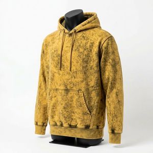 Sweat-shirt à capuche vintage pour homme, en molleton doux, confortable, style streetwear, vêtements décontractés, vente en gros - Product Image 2
