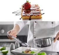 Ensemble d'outils de décoration culinaire en acier inoxydable, kit de présentation professionnel pour chefs, pour la présentation des aliments, la cuisine et l'utilisation en cuisine