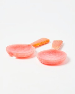 Customized Size Color Resin Salad Servers Spoon Fork <b>Set</b> High Quality Handmade FAIZA CRAFT Dishwasher <b>Microwave</b> Oven Safe Home - Product Image 2