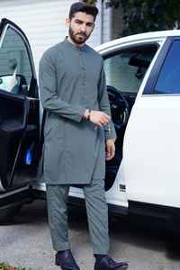 Shalwar Kameez pour hommes en coton/polyester de haute qualité, taille plus, designs OEM - Product Image 2