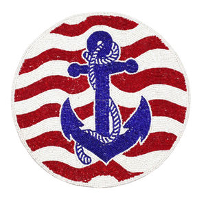 Mantel Individual con cuentas de cristal, decoración de cocina de lujo, manteles individuales con cuentas, mantel de mesa, mesa de comedor, restaurante y diseño de Hotel - Product Image 1