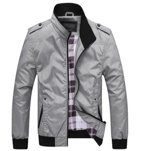 Veste de mode pour homme, coupe-vent décontracté, nouvelle collection printemps-automne, veste d'extérieur slim à col montant, qualité abordable - Product Image 2