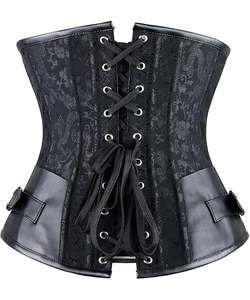 Corsets vintage pour femmes, sexy, gainants, respirants, en cuir moderne, pour grandes tailles - Product Image 2