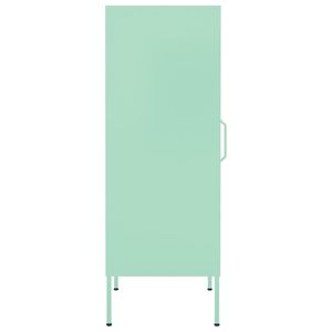 16.7 di menta "x 13.8" x 40 "armadietto di stoccaggio in acciaio per l'organizzazione domestica - Product Image 4