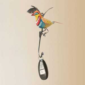 Single Bird <b>Wall</b> <b>Hook</b> Iron Decorative <b>Hook</b> Elegant <b>Wall</b> Mounted Hanger for Home & Gifting Premium Antique Handcrafted 3D - Product Image 1