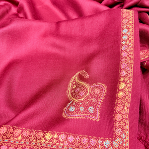 Custom Hand Embroidered <b>Scarves</b> Stoles Women Lightweight Viscose Detailed Stitching Traditional Daily Wear OEM ODM - Product Image 6
