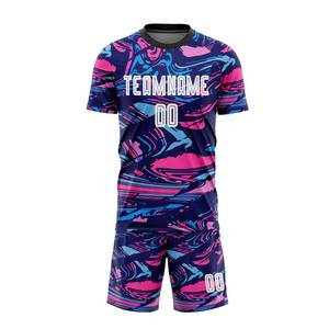 Nuevo Uniforme de Fútbol para Hombre de Alta Calidad, con Logotipo Personalizado, 100% Poliéster, Impresión por Transferencia de Calor, Superventas - Product Image 1