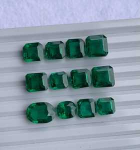 อัญมณีสีเขียวจากโคลอมเบียสำหรับทำเครื่องประดับอัญมณีสีเขียวตัดแบบเจ้าหญิงเกรด AAA - Product Image 6