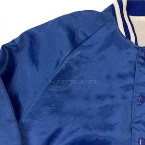 Silk Jackets Soft Smooth Fabric Stand Collar Breathable Eco-Friendly <b>Covered</b> <b>Button</b> Closure for Men's Winter Casual Clothing - Product Image 2