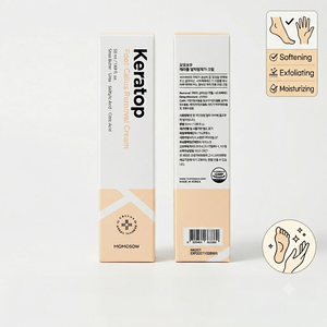 MOMOSOW Keratop Crema Eliminadora de Callos para Pies Hecho en Corea Urea y Ácido Salicílico Exfoliante e Hidratante Cuidado DE LOS Pies - Product Image 3