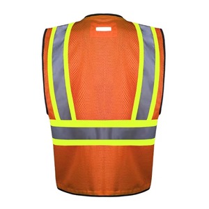 High Vis Safety Reflective Vest Security <b>Construction</b> Reflective Vest With Logo Workwear Suit Safety Vest - Product Image 5
