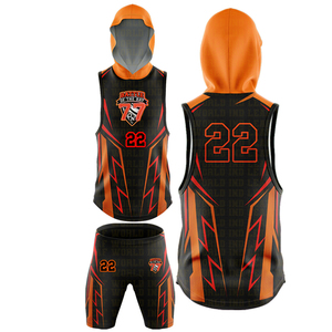 Uniforme de football américain personnalisé 7v7 imprimé par transfert thermique, grande taille, respirant et à séchage rapide, vêtements de sport - Product Image 5