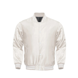 Men's Orange Bomber <b>Jacket</b> Solid Color Zipper Closure <b>Mandarin</b> <b>Collar</b> Windproof Breathable Wool Lining Casual High Street Style - Product Image 4