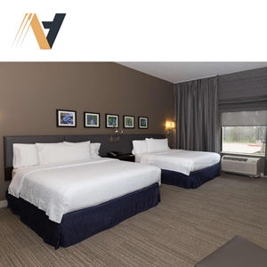 Ensemble de meubles de chambre d'hôtel en MDF moderne pour la rénovation de la chambre d'hôtes et l'utilisation hôtelière Hilton Garden Inn - Product Image 1