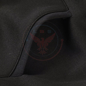 Hot Sale <b>Unique</b> Design Men Boxy Fit Winter Solid Fleece Hoodies with Pocket Customized Logo Durable Polyester/Cotton Blend - Product Image 4