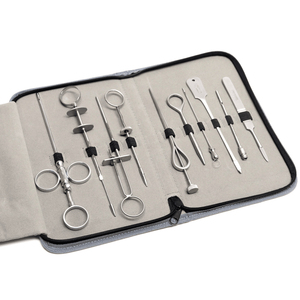 Professional Manual Veterinary Surgical Kit 10 Piece Stainless Steel Teat Udder Cannula Needle <b>Set</b> for Livestock <b>Farm</b> Use - Product Image 3
