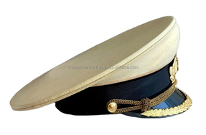 Casquette noire en laine personnalisée de haute qualité Nouveau design élégant avec logo brodé Accessoire uniforme de qualité Adultes Parties à usage quotidien - Product Image 3