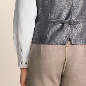 Gilet traditionnel bavarois réversible et respirant pour homme, style Trachten, idéal pour l'Oktoberfest 2026 - Product Image 4