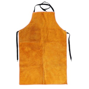 Premium Quality Heavy-Duty Industrial Welding <b>Apron</b> Cowhide Split <b>Leather</b> Construction Welders Body Protection Design - Product Image 1