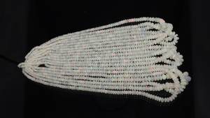 Collar de cuentas redondas lisas de ópalo etíope natural AAA de 3.5-6.5 mm, cuentas redondas de ópalo Welo brillantes para la fabricación de joyas. - Product Image 4