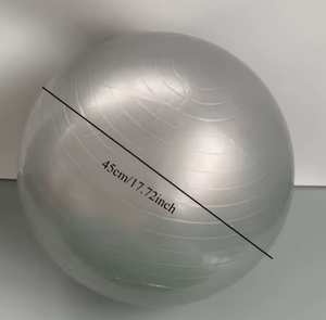 Ballon de yoga rose en PVC HAWK SPORTS INDUSTRIES, 4,9 pouces, antidérapant, pour exercices de fitness et de stabilité, avec pompe, surface lisse, logo personnalisé, pour adultes - Product Image 4
