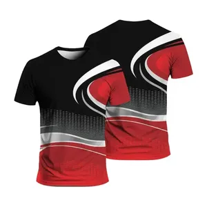 Stylish <b>Men</b> Casual T Shirt 100 Percent Polyester Sublimated Printed Custom Streetwear Clothing - Product Image 3