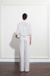 Pantalones de Pierna Ancha al por Mayor ODM ELYN, Elegantes, Estilo Minimalista, con Cierre Lateral, Cintura Alta, para Mujer - Product Image 6