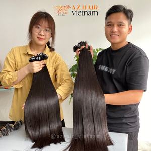 Tendance Faisceau de Cheveux Humains Vietnamiens Soyeux Naturel Noir Couleur Os Miroir Droit Trame Extensions de Cheveux - Product Image 2