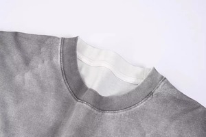 Camiseta Blanca 100% Algodón con Lavado Desgastado, Servicio OEM de Fabricante al por Mayor, Logotipo Personalizado, Impresión Personalizada, Bordado, Ropa para Pedidos al por Mayor - Product Image 6