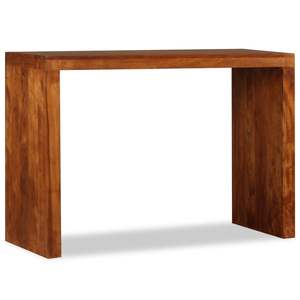 Mesa consola de madera de acacia maciza marrón de durabilidad media - Product Image 3