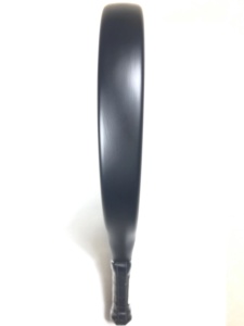 Raqueta de Pádel Profesional de Fibra de Carbono Plateada 18k, Personalizada, de Espuma EVA Antideslizante, Ligera, Duradera, Superficie Rugosa, Negra, 38mm, 360g - Product Image 2