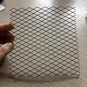 Rejilla de malla metálica expandida de acero inoxidable duradera para pisos de remolques, antideslizante, para uso industrial con cargas pesadas - Product Image 1