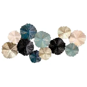 Décoration murale en métal durable de taille personnalisée, design Art Déco, couleur unique, artisanat métallique fait main, best-seller - Product Image 1