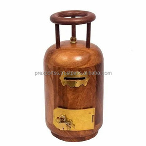 Premium Quality High End Wooden Money <b>Box</b> Unique Design Coin <b>Saving</b> Bank - Product Image 1