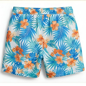 Shorts de plage amples et élégants pour femmes, légers, pour les vacances d'été décontractées, les sports nautiques, avec logo personnalisé - Product Image 2