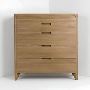 Mueble de Almacenamiento de Madera de Teca al por Mayor, Cómoda Moderna Escandinava para Dormitorio, Compra de Contenedores FCL, Proveedor de Muebles - Product Image 3