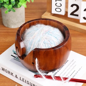 Wooden <b>Yarn</b> Bowls High Quality - Product Image 3