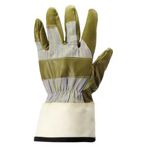Premium Sheep Grain Leather Safety Gloves Soft Comfortable Smooth for Industrial Work Household Gardening Hand <b>Arm</b> Protection - Product Image 3
