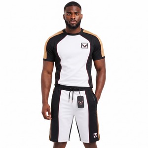 Ensemble de vêtements de sport décontractés pour hommes avec tissu extensible doux, conçu pour la marche, l'entraînement, les sports et un style décontracté au quotidien - Product Image 1