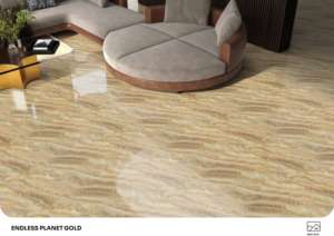 Carrelage en porcelaine à surface brillante haute performance 600x1200mm 60x120cm 24x48 pouces, grand format, solution décorative pour murs et sols - Product Image 3