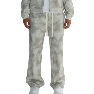 Customized Men Women Jogger Pants <b>Elastic</b> Waist Drawstring Straight Leg Streetwear OEM ODM Supplier - Product Image 1