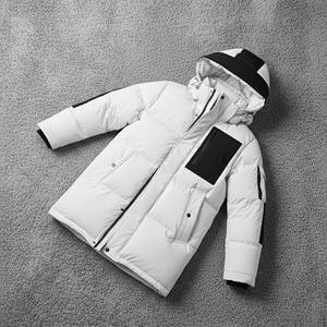 Chaqueta Larga Acolchada de Moda para Mujer, Transpirable y Lujosa, con Capucha, Tipo Burbuja, para Invierno, Negra, Maxi - Product Image 3