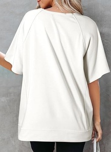 High Quality <b>Plain</b> Cotton T Shirt For Women - Product Image 6