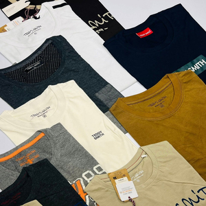 เสื้อยืดคอตตอนแบบยูนิเซ็กซ์  สินค้าสต็อกจำนวนมากจากบังกลาเทศ เสื้อผ้าสตรีทแวร์แฟชั่น เสื้อยืดทรงหลวมไหล่ตก สำหรับผู้หญิงและผู้ชาย - Product Image 5