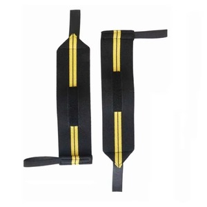 Bandes de poignet pour la musculation FIRST FITNESS INDUSTRIES avec logo personnalisé, respirantes, antidérapantes, en polyester - Product Image 2